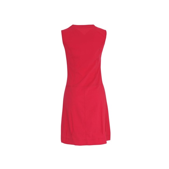 Dolcezza Red Dress Size S Front Zipper Sleeveless Short Mini Dress NWT - Picture 3 of 3